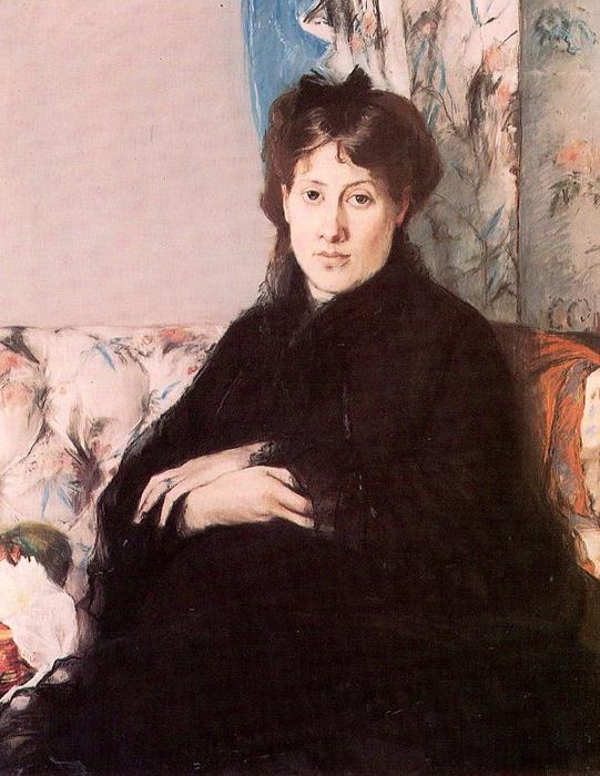 WikiOO.org - Encyclopedia of Fine Arts - Maleri, Artwork Berthe Morisot - Mme. Pontillon