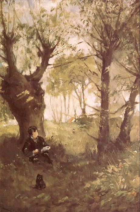 Wikioo.org - Die Enzyklopädie bildender Kunst - Malerei, Kunstwerk von Berthe Morisot - alt weg bei auvers