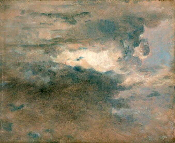Wikioo.org - The Encyclopedia of Fine Arts - Painting, Artwork by John Constable - Clouds Study - Evening