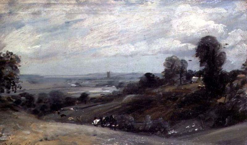 Wikioo.org - The Encyclopedia of Fine Arts - Painting, Artwork by John Constable - Dedham Vale from Langham