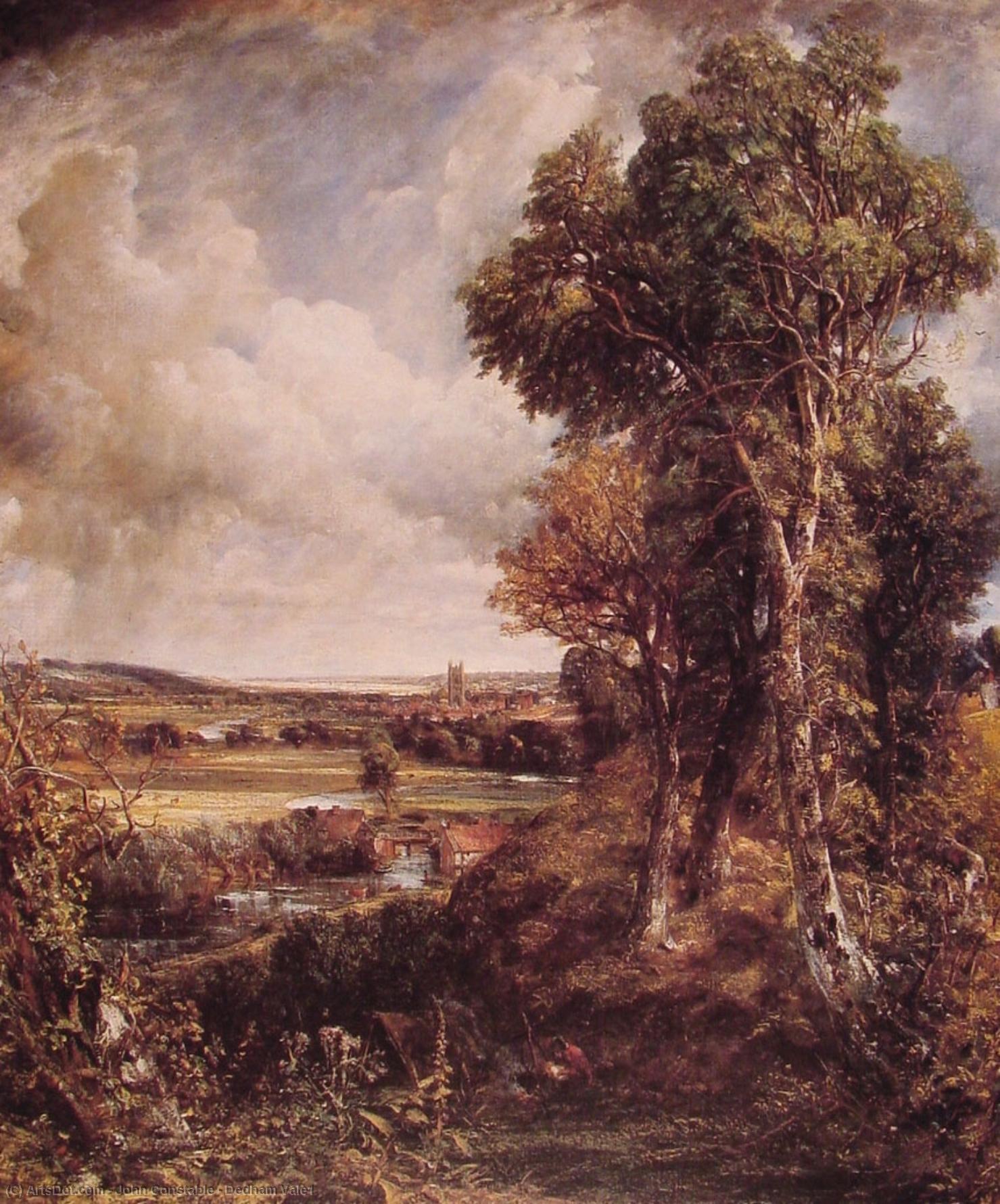 Wikioo.org - The Encyclopedia of Fine Arts - Painting, Artwork by John Constable - Dedham Vale1
