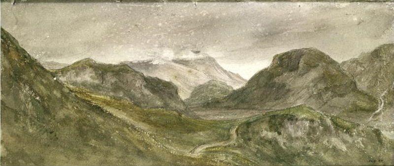 WikiOO.org - Encyclopedia of Fine Arts - Maľba, Artwork John Constable - Helvellyn
