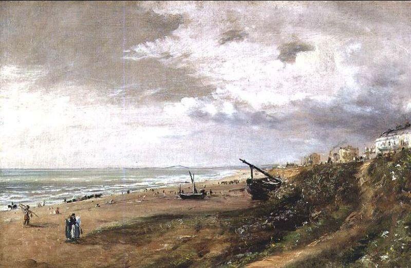 Wikioo.org - The Encyclopedia of Fine Arts - Painting, Artwork by John Constable - Hove Beach1