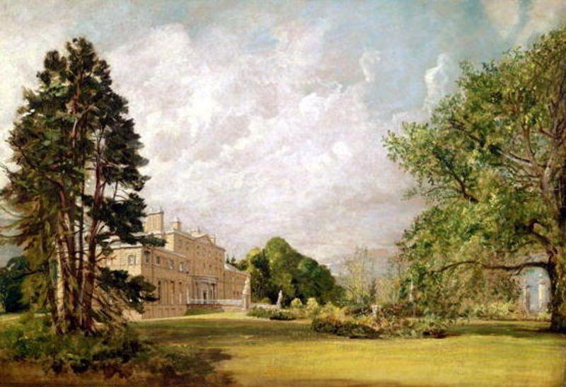 WikiOO.org - Encyclopedia of Fine Arts - Målning, konstverk John Constable - Malvern Hall, Warwickshire