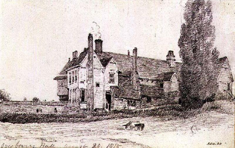 WikiOO.org - Енциклопедия за изящни изкуства - Живопис, Произведения на изкуството John Constable - Overbury Hall, Suffolk