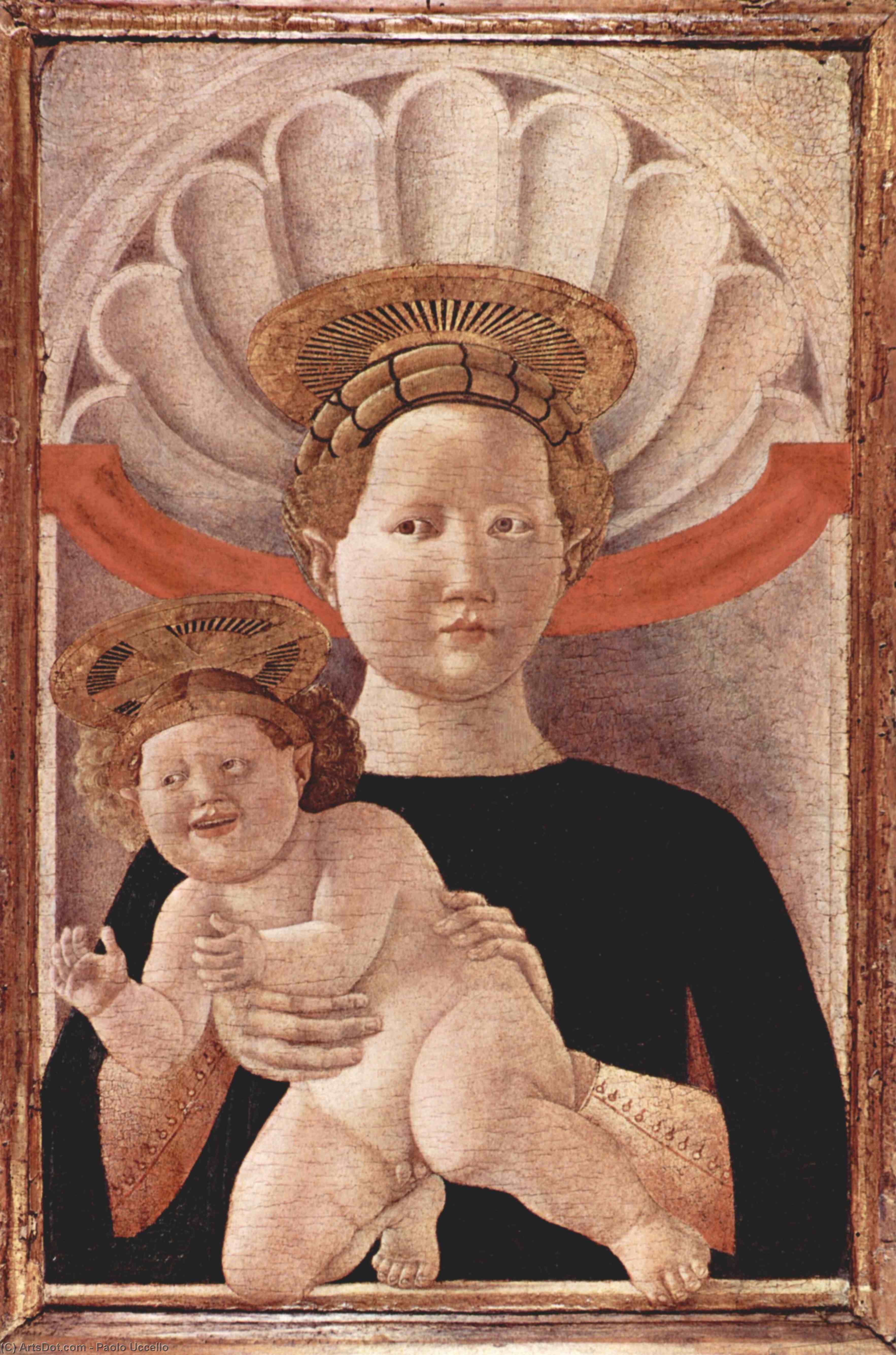 WikiOO.org - Encyclopedia of Fine Arts - Målning, konstverk Paolo Uccello - Madonna