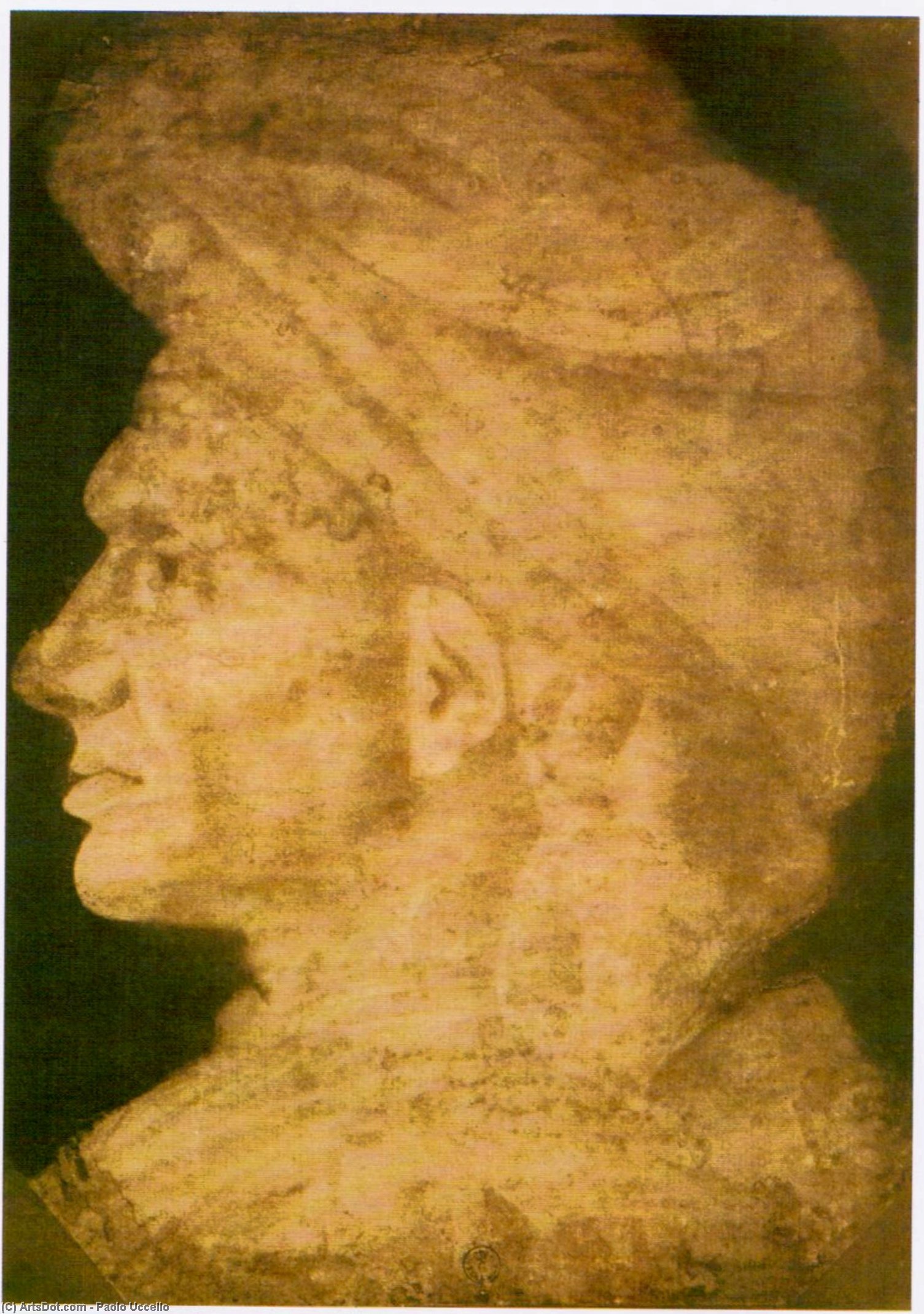 WikiOO.org - Encyclopedia of Fine Arts - Maleri, Artwork Paolo Uccello - Portrait of a man