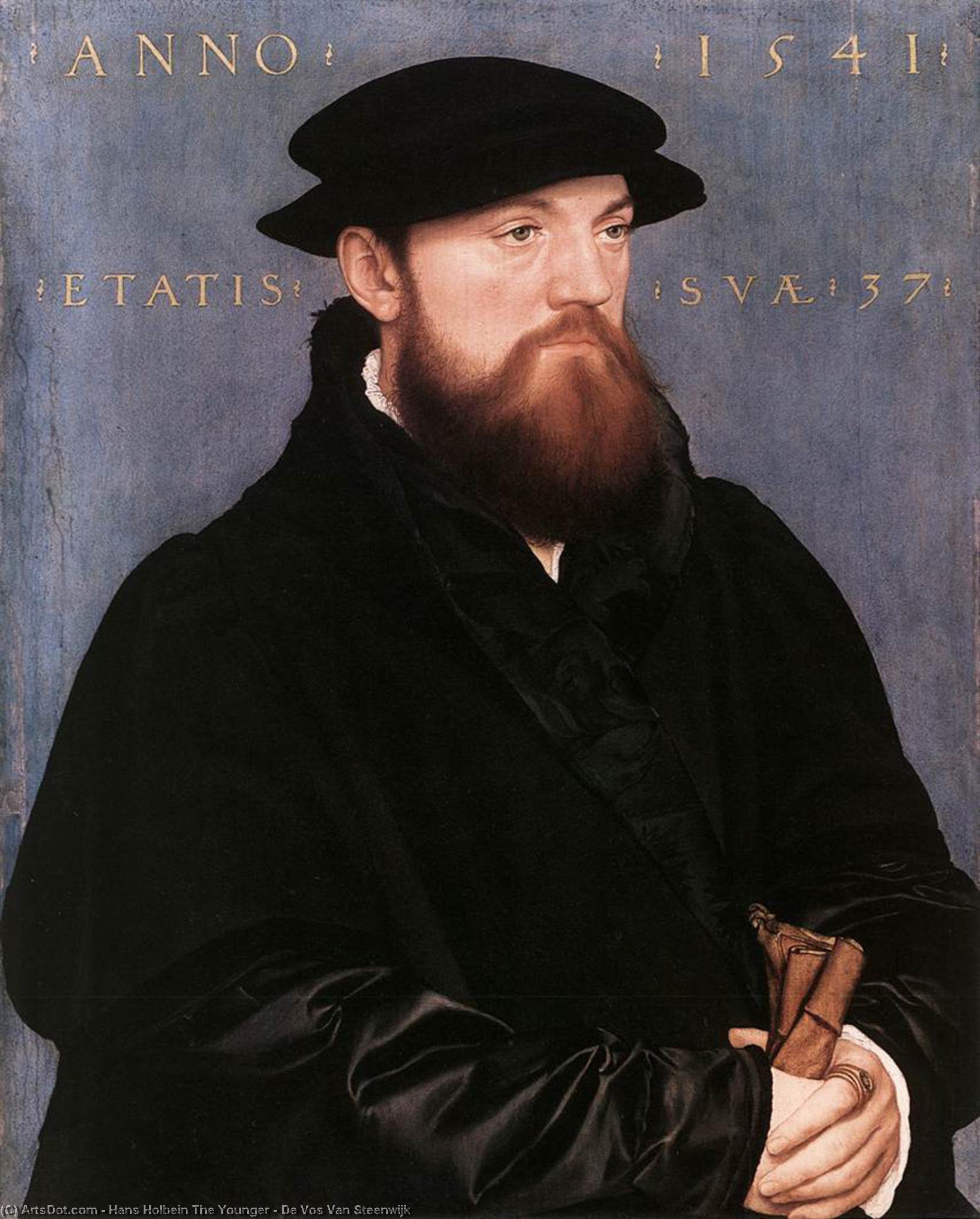 WikiOO.org - Encyclopedia of Fine Arts - Festés, Grafika Hans Holbein The Younger - De Vos Van Steenwijk