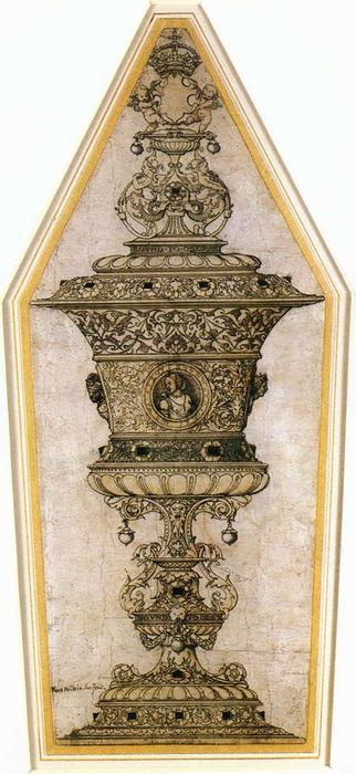 WikiOO.org - Encyclopedia of Fine Arts - Schilderen, Artwork Hans Holbein The Younger - Jane Seymour's Cup