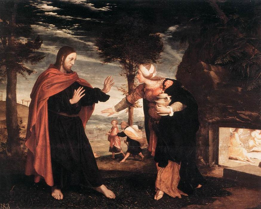 WikiOO.org - Encyclopedia of Fine Arts - Maleri, Artwork Hans Holbein The Younger - Noli me tangere