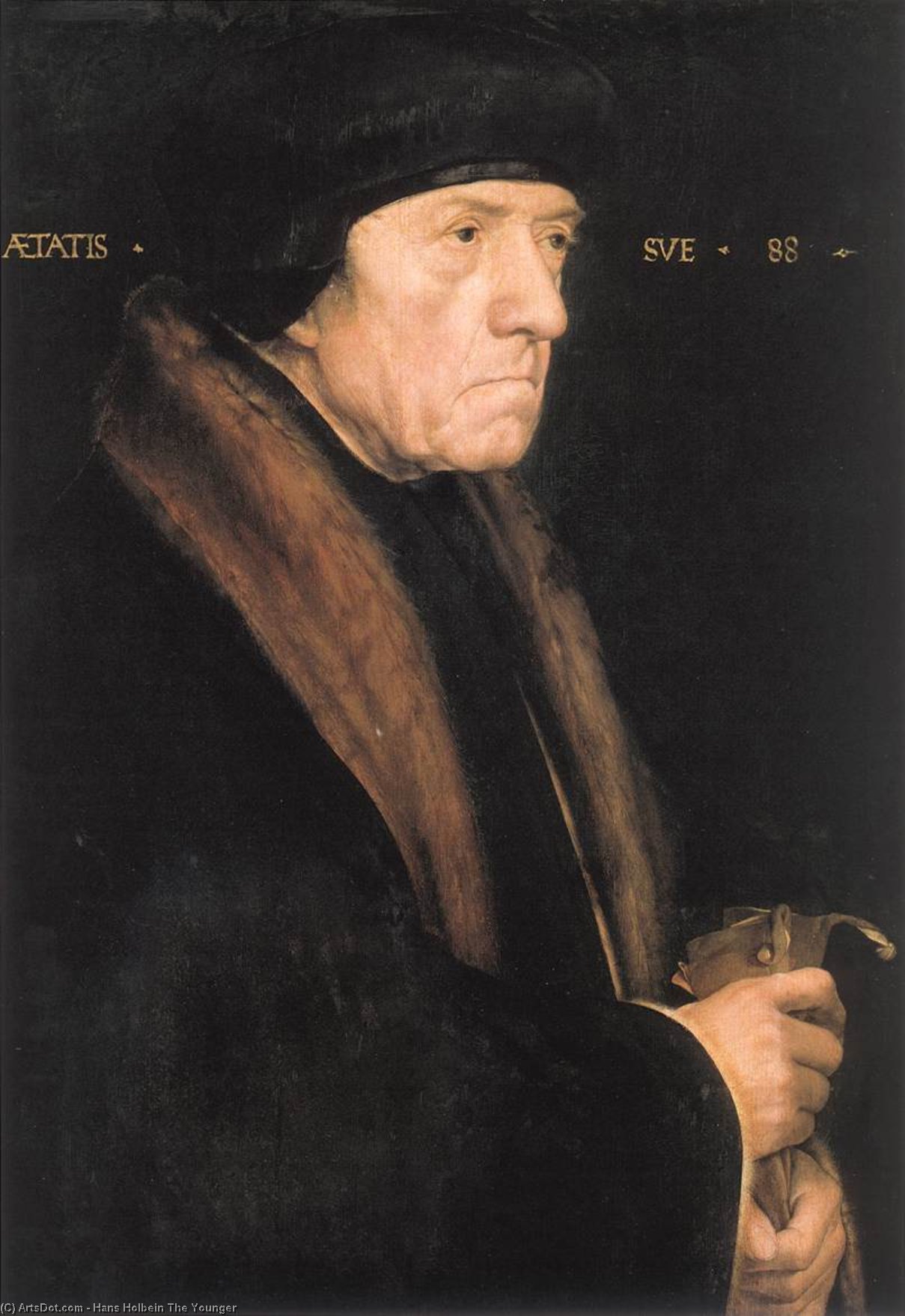 Wikioo.org - The Encyclopedia of Fine Arts - Painting, Artwork by Hans Holbein The Younger - Portrait of John Chambers