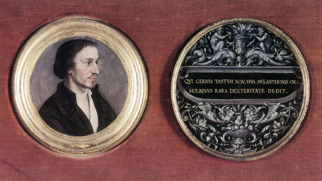 WikiOO.org - Encyclopedia of Fine Arts - Schilderen, Artwork Hans Holbein The Younger - Portrait of Philipp Melanchthon