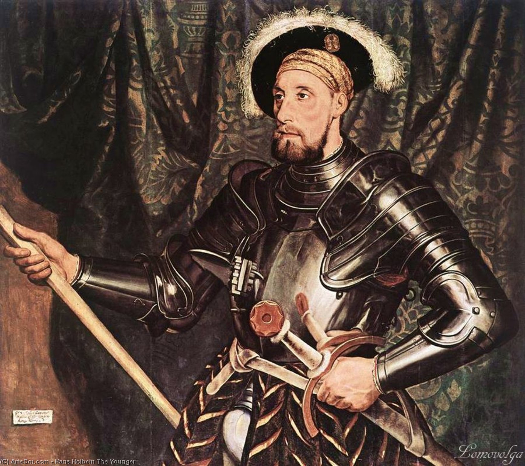 WikiOO.org - Encyclopedia of Fine Arts - Schilderen, Artwork Hans Holbein The Younger - Portrait of Sir Nicholas Carew