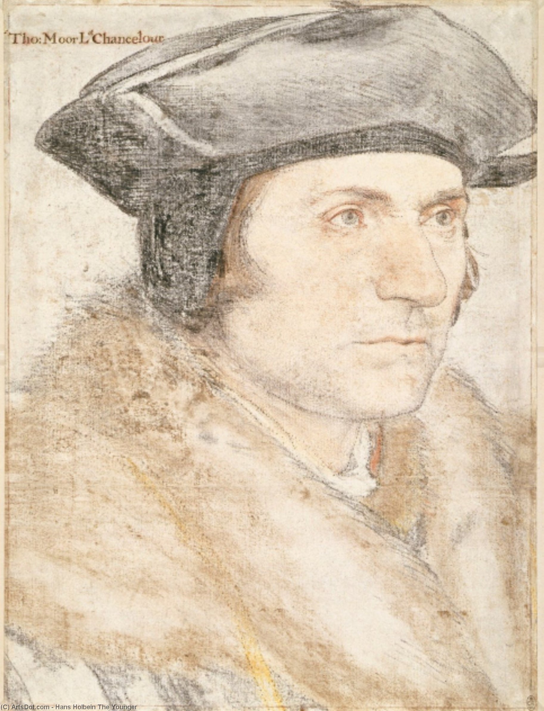 WikiOO.org - Enciclopédia das Belas Artes - Pintura, Arte por Hans Holbein The Younger - Sir Thomas More1