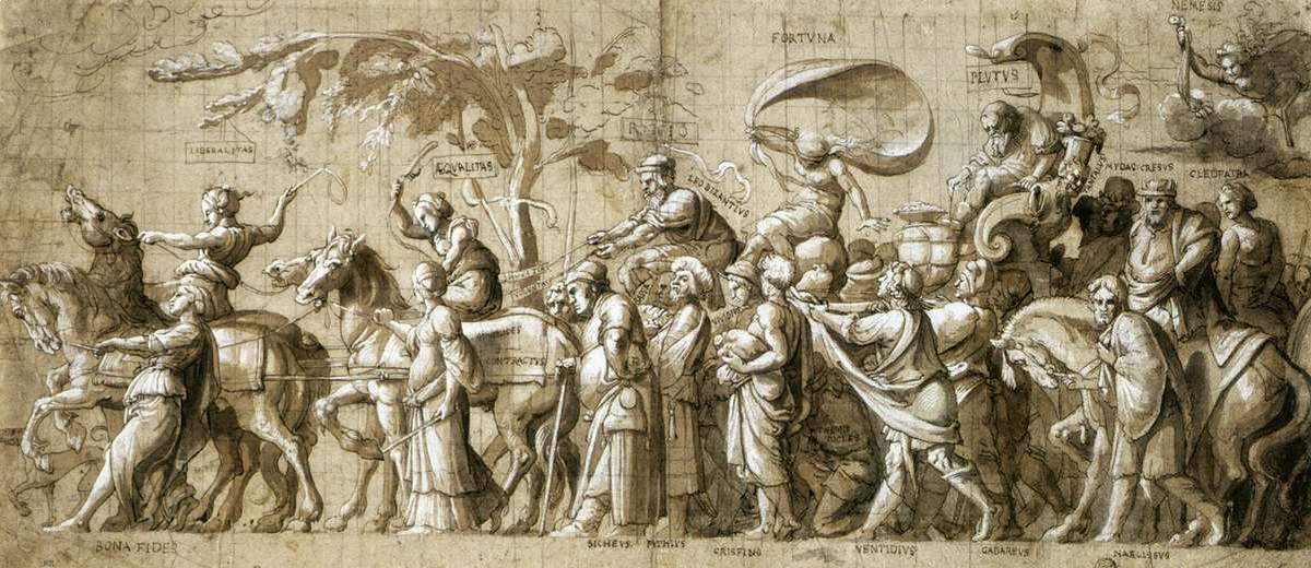 WikiOO.org - دایره المعارف هنرهای زیبا - نقاشی، آثار هنری Hans Holbein The Younger - Triumph of Wealth