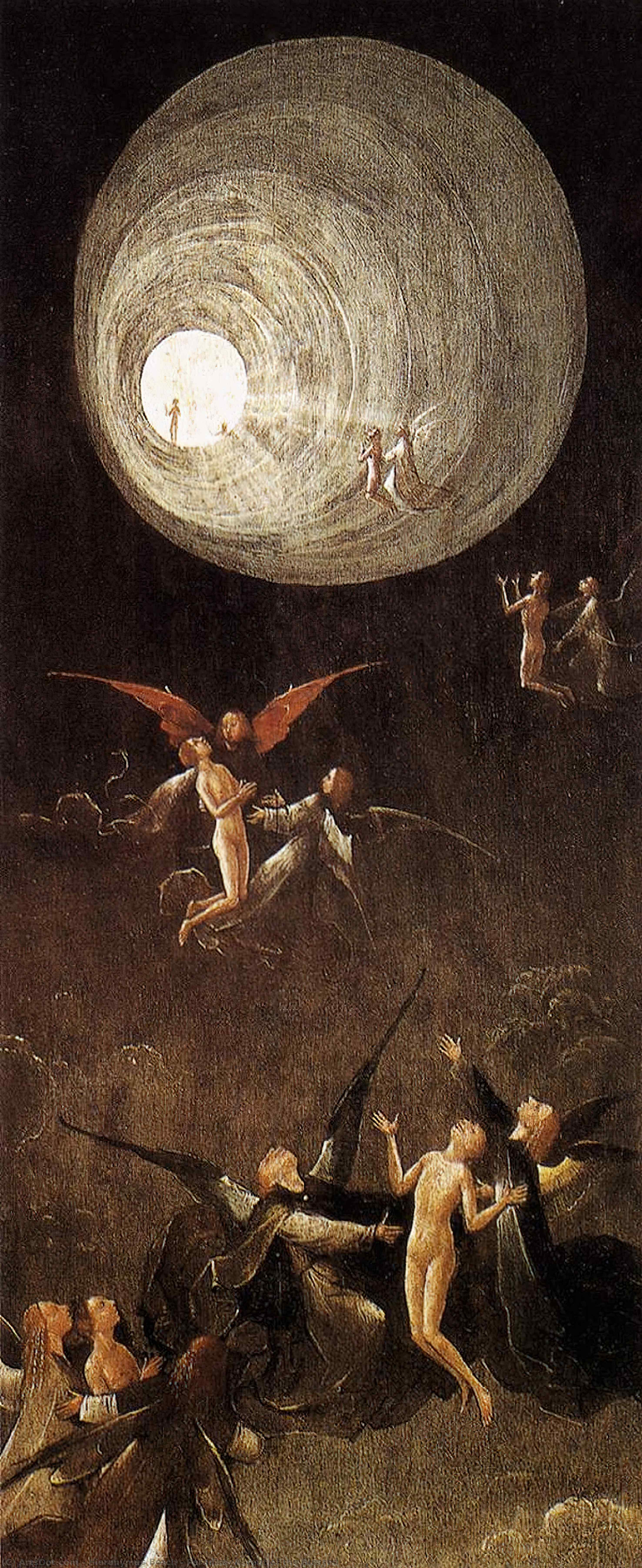 WikiOO.org - Encyclopedia of Fine Arts - Maľba, Artwork Hieronymus Bosch - Paradise, Ascent of the Blessed