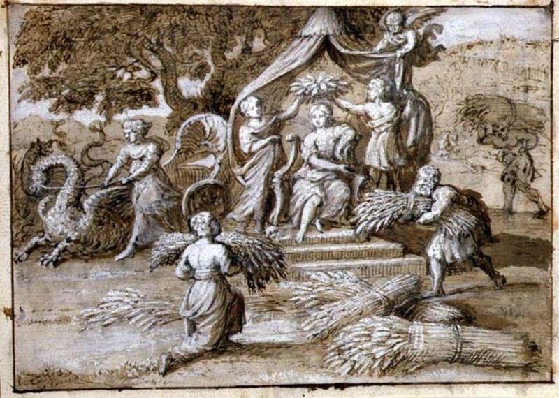 WikiOO.org - Encyclopedia of Fine Arts - Lukisan, Artwork Claude Lorrain (Claude Gellée) - Homage to Ceres