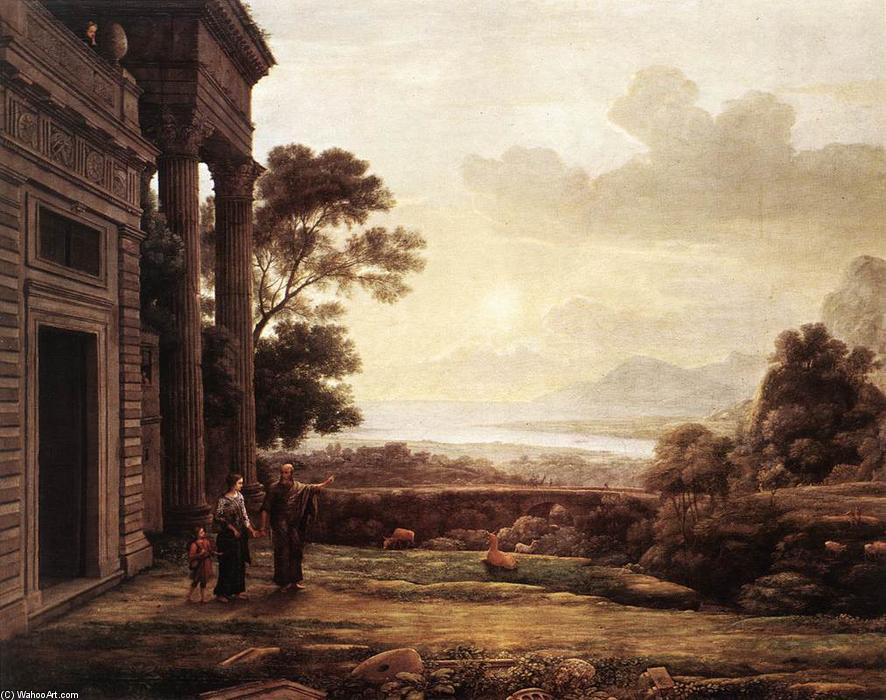 Wikioo.org - The Encyclopedia of Fine Arts - Painting, Artwork by Claude Lorrain (Claude Gellée) - The Expulsion of Hagar