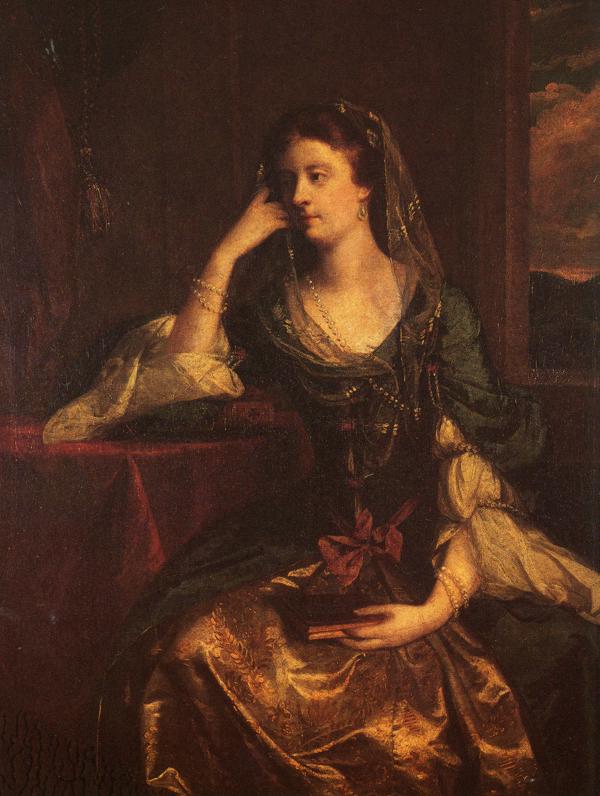 Wikioo.org - The Encyclopedia of Fine Arts - Painting, Artwork by Joshua Reynolds - Emily, Duchess of Leinster