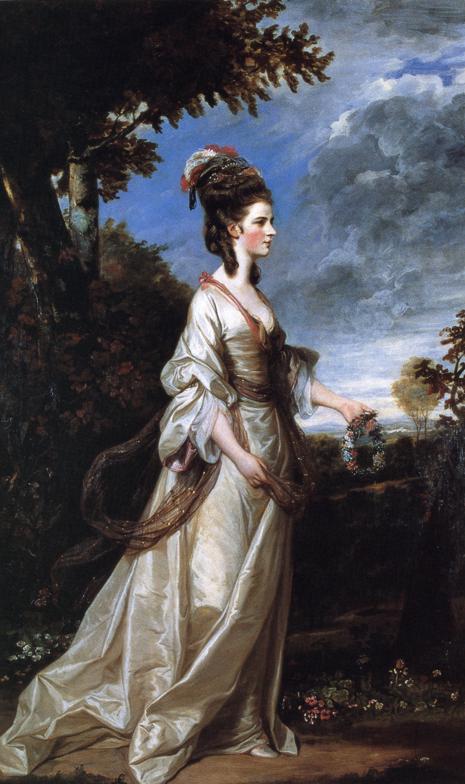 Wikoo.org - موسوعة الفنون الجميلة - اللوحة، العمل الفني Joshua Reynolds - Jane, Countess of Harrington