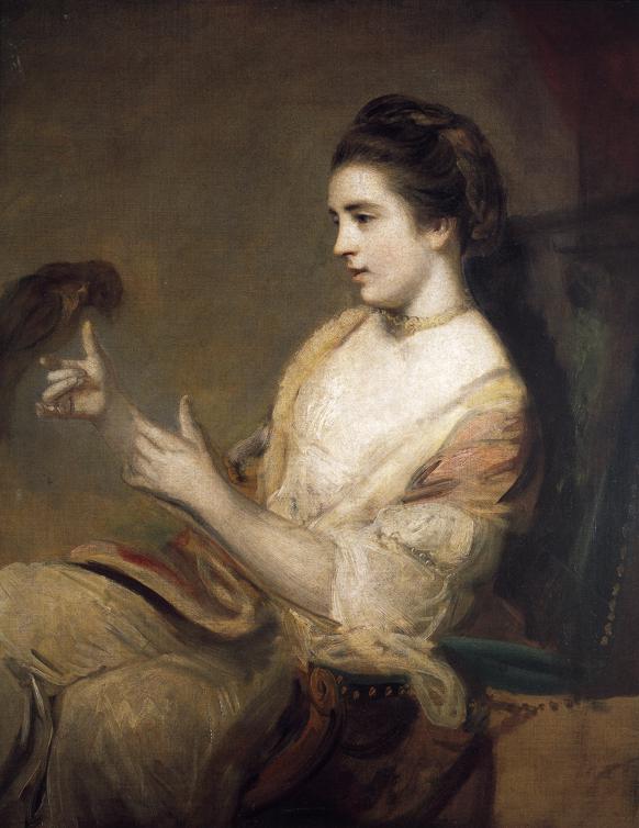 Wikioo.org - The Encyclopedia of Fine Arts - Painting, Artwork by Joshua Reynolds - Kitty Fisher1