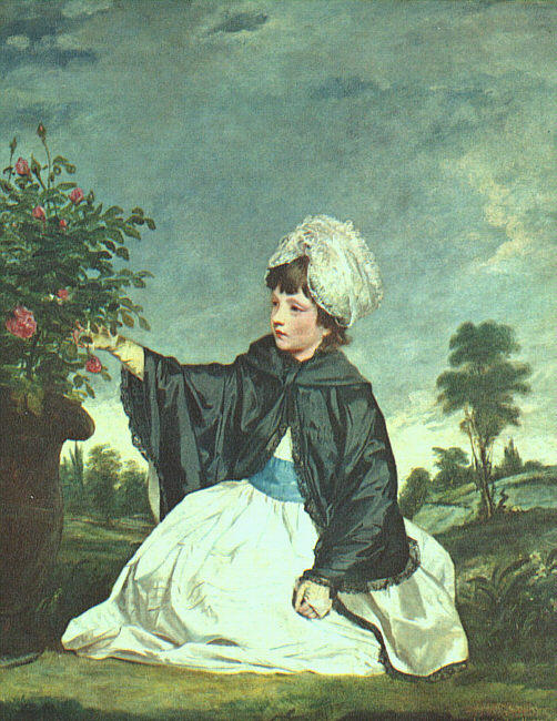 Wikoo.org - موسوعة الفنون الجميلة - اللوحة، العمل الفني Joshua Reynolds - Lady Caroline Howard
