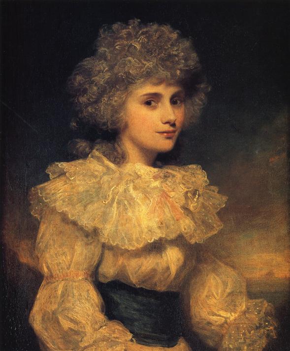 Wikioo.org - The Encyclopedia of Fine Arts - Painting, Artwork by Joshua Reynolds - Lady Elizabeth Foster