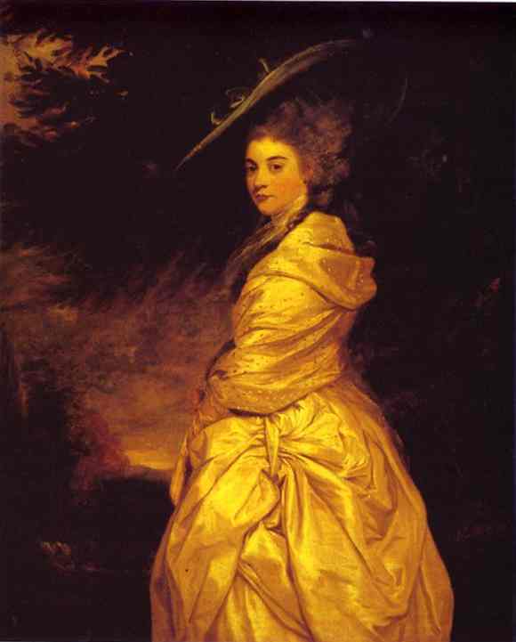 WikiOO.org - Encyclopedia of Fine Arts - Maleri, Artwork Joshua Reynolds - Lady Henrietta Herbert