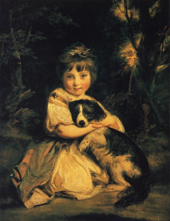 Wikioo.org – La Enciclopedia de las Bellas Artes - Pintura, Obras de arte de Joshua Reynolds - Señorita Bowles