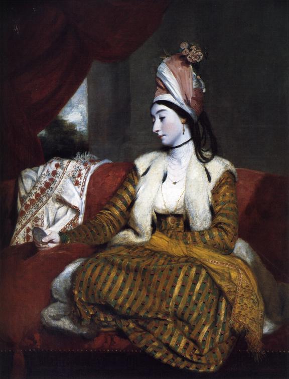 Wikioo.org - The Encyclopedia of Fine Arts - Painting, Artwork by Joshua Reynolds - Mrs Baldwin