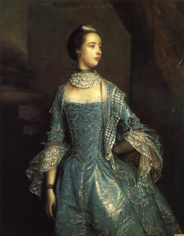 WikiOO.org - Encyclopedia of Fine Arts - Maleri, Artwork Joshua Reynolds - Mrs. Francis Beckford