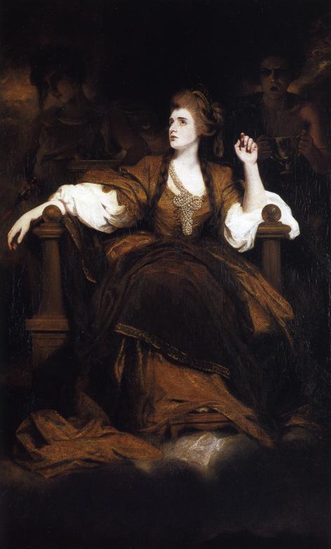 WikiOO.org - Enciclopédia das Belas Artes - Pintura, Arte por Joshua Reynolds - Sarah Siddons as the Tragic Muse