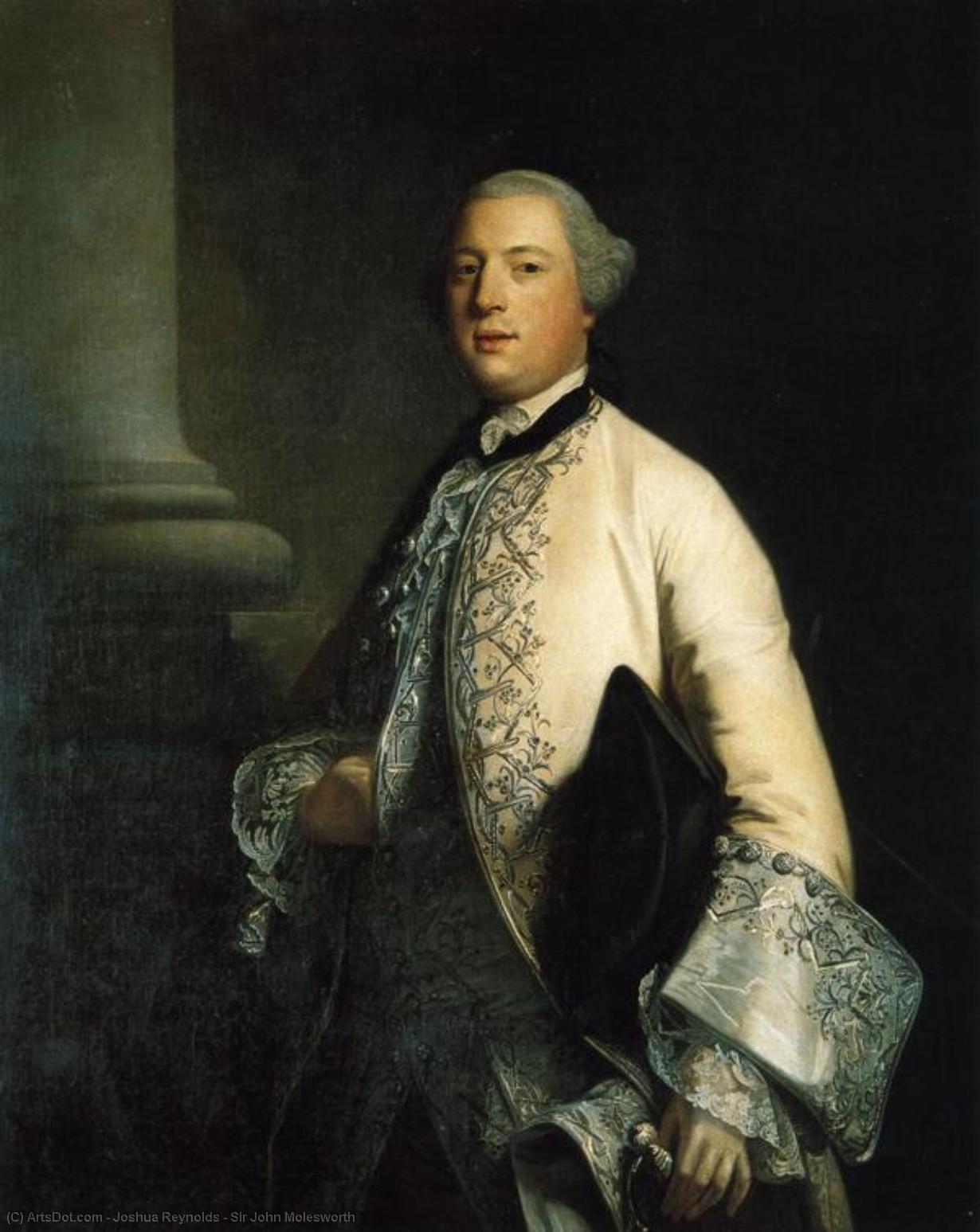 WikiOO.org - Encyclopedia of Fine Arts - Maľba, Artwork Joshua Reynolds - Sir John Molesworth