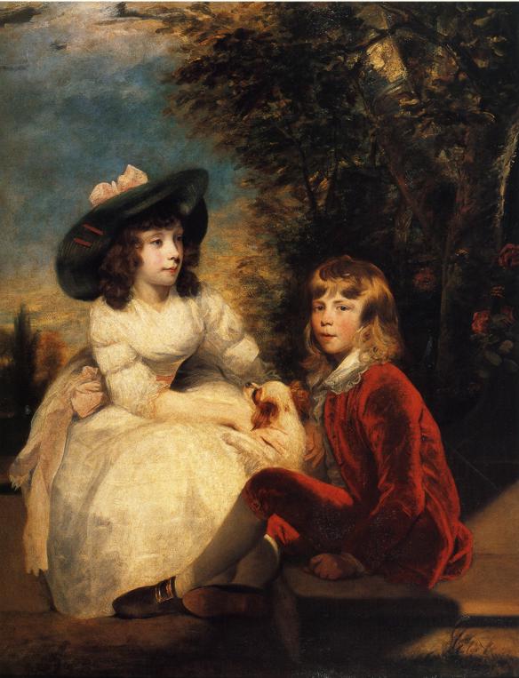 WikiOO.org - Enciklopedija dailės - Tapyba, meno kuriniai Joshua Reynolds - The Angerstein Children