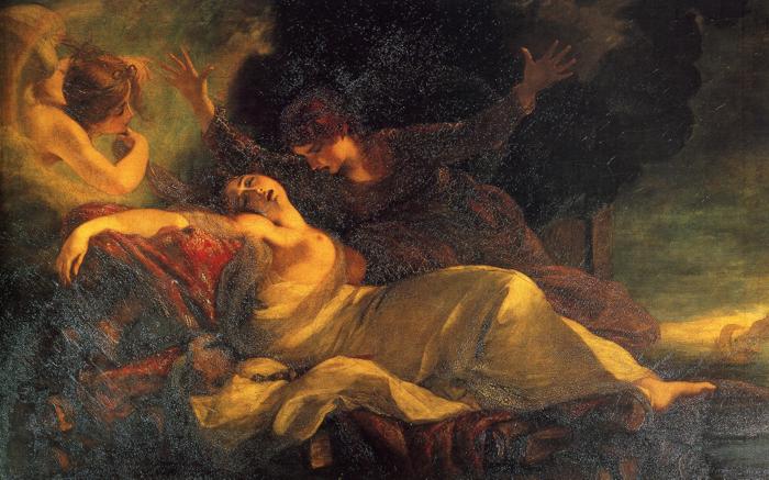 Wikioo.org - The Encyclopedia of Fine Arts - Painting, Artwork by Joshua Reynolds - The Death of Dido