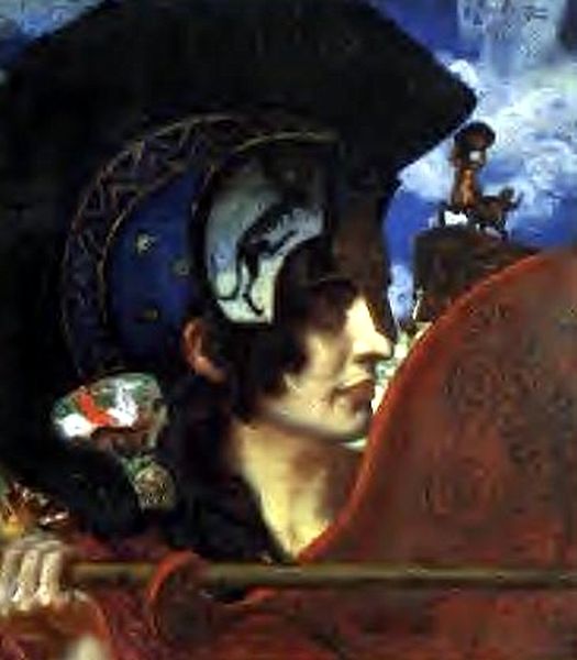 WikiOO.org - Encyclopedia of Fine Arts - Maľba, Artwork Franz Von Stuck - Fighting Amazons