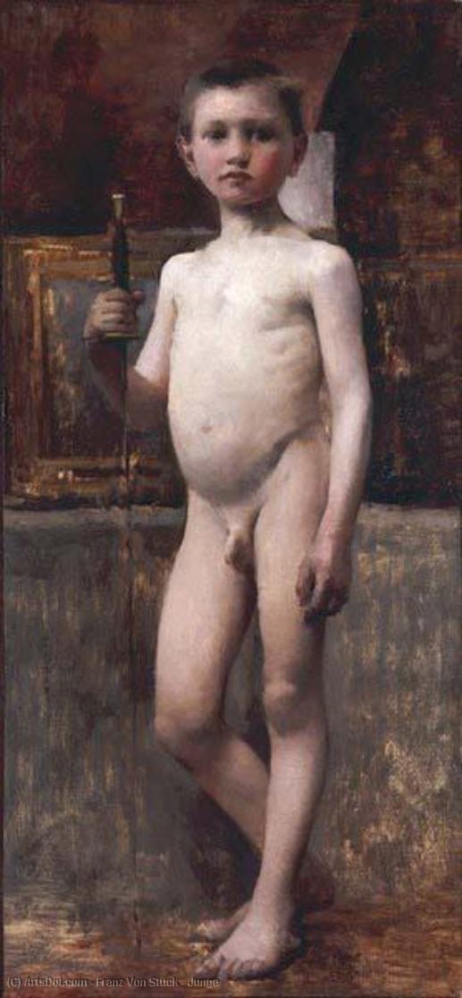 WikiOO.org - Encyclopedia of Fine Arts - Maľba, Artwork Franz Von Stuck - Junge