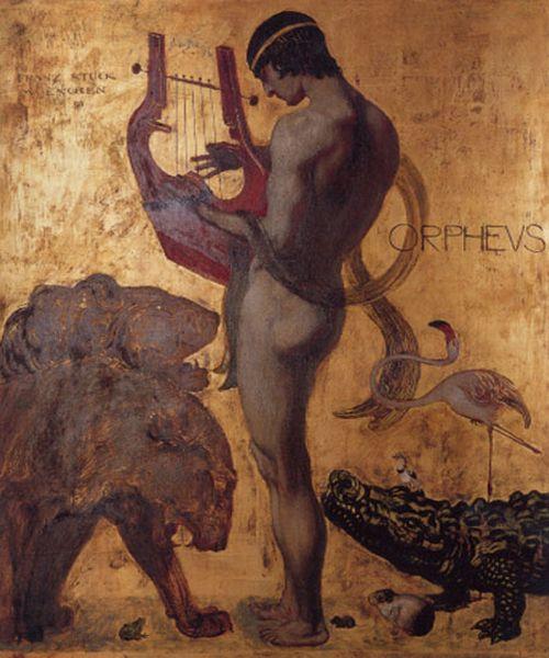Wikioo.org - The Encyclopedia of Fine Arts - Painting, Artwork by Franz Von Stuck - Orpheus