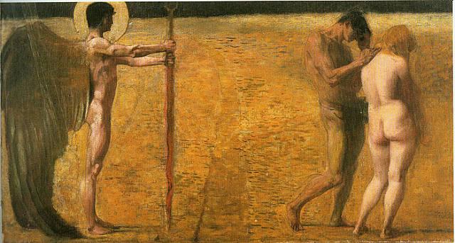 Wikioo.org - The Encyclopedia of Fine Arts - Painting, Artwork by Franz Von Stuck - Paradise Lost