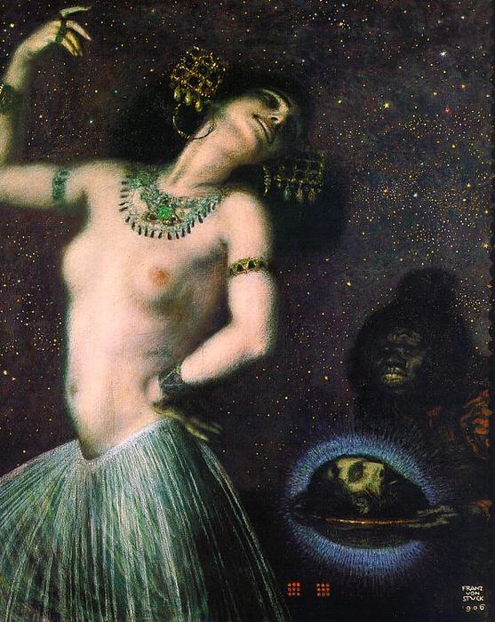 WikiOO.org - Encyclopedia of Fine Arts - Maľba, Artwork Franz Von Stuck - Salome