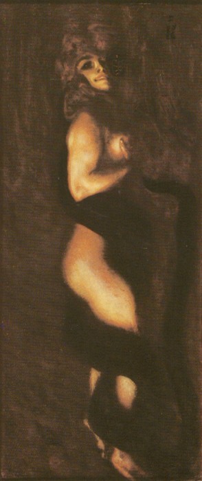 WikiOO.org - Encyclopedia of Fine Arts - Maleri, Artwork Franz Von Stuck - Sin1