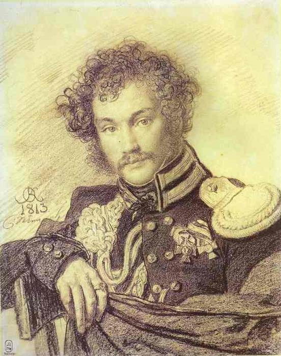 WikiOO.org - Encyclopedia of Fine Arts - Lukisan, Artwork Orest Adamovich Kiprensky - Portrait of M. P. Lanskoy