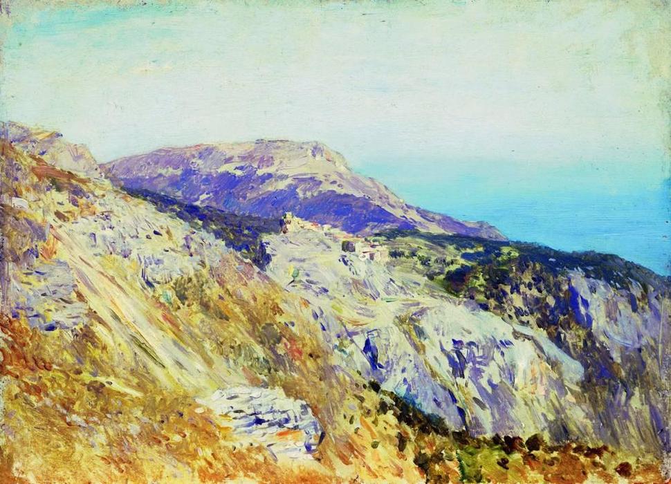 Wikioo.org - The Encyclopedia of Fine Arts - Painting, Artwork by Isaak Ilyich Levitan - Corniche. Southern France.
