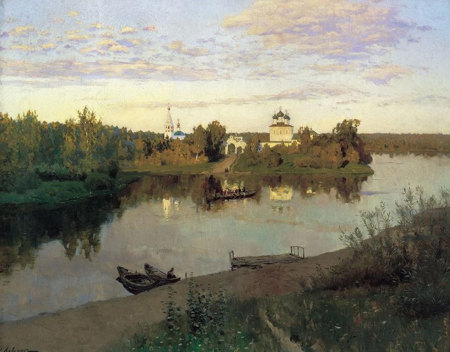 Wikioo.org - The Encyclopedia of Fine Arts - Painting, Artwork by Isaak Ilyich Levitan - Evening Bells