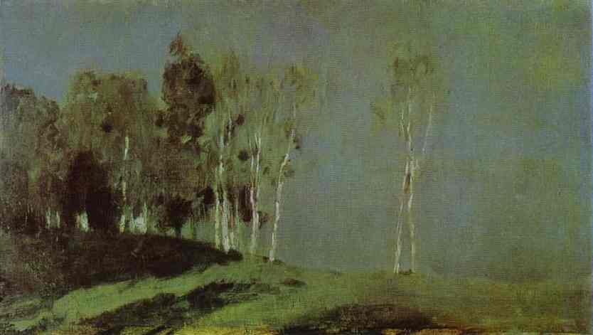 Wikioo.org - The Encyclopedia of Fine Arts - Painting, Artwork by Isaak Ilyich Levitan - Moonlit Night