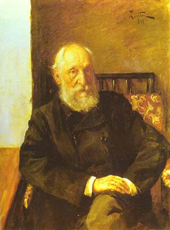 Wikioo.org - The Encyclopedia of Fine Arts - Painting, Artwork by Isaak Ilyich Levitan - Portrait of Nikolay Panafidin.