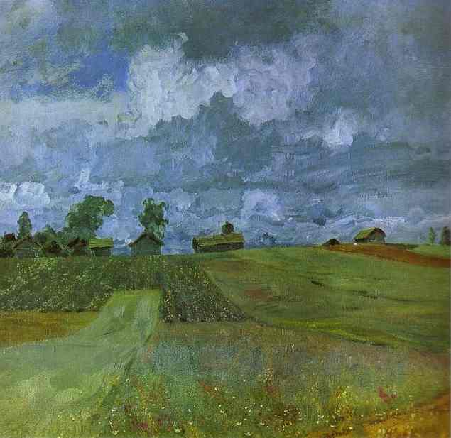 Wikioo.org - The Encyclopedia of Fine Arts - Painting, Artwork by Isaak Ilyich Levitan - Stormy day