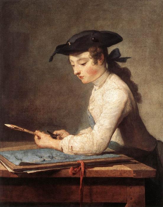 Wikioo.org - The Encyclopedia of Fine Arts - Painting, Artwork by Jean-Baptiste Simeon Chardin - draugh11