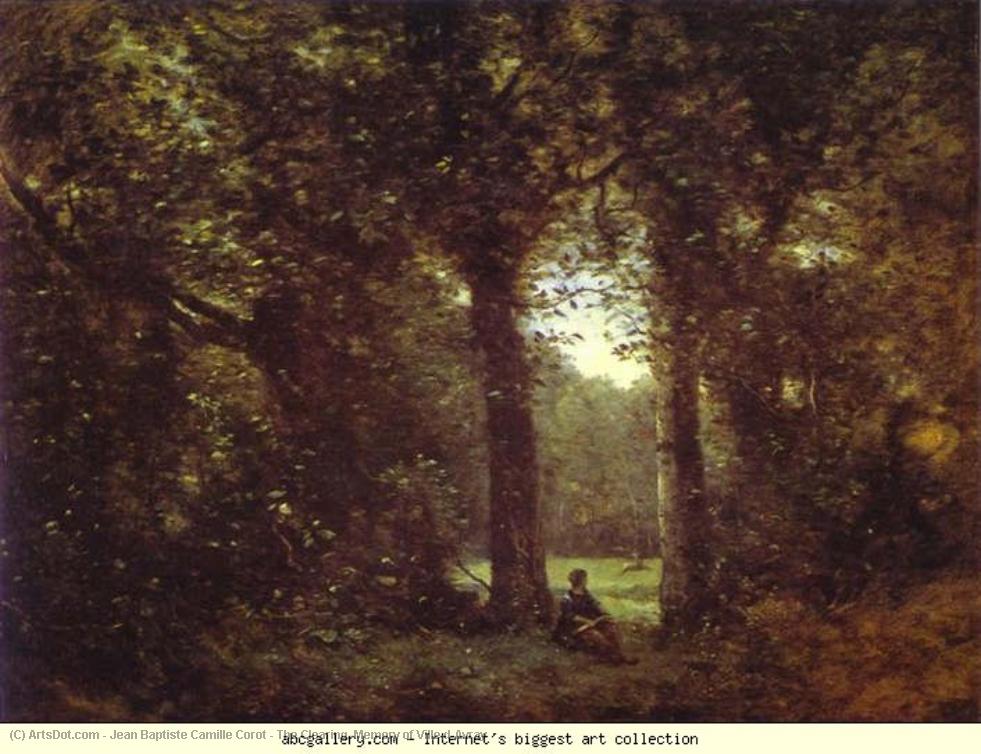 WikiOO.org - Енциклопедия за изящни изкуства - Живопис, Произведения на изкуството Jean Baptiste Camille Corot - The Clearing. Memory of Ville d'Avray