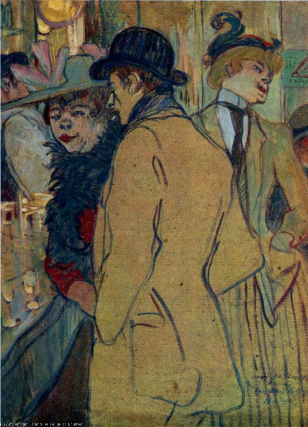 Wikioo.org – L'Encyclopédie des Beaux Arts - Peinture, Oeuvre de Henri De Toulouse Lautrec - Alfred la Guigné